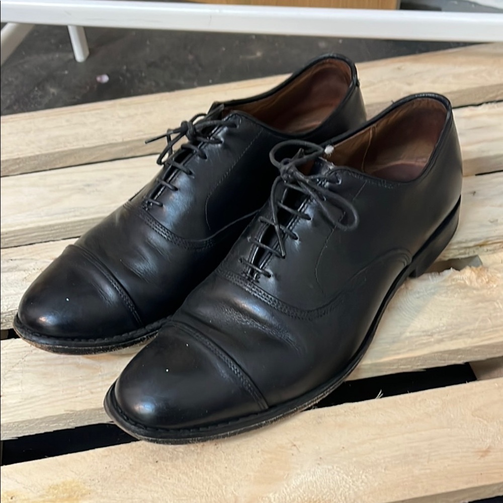 Allen Edmonds Park Avenue Black Cap-toe Oxford Dress Shoe